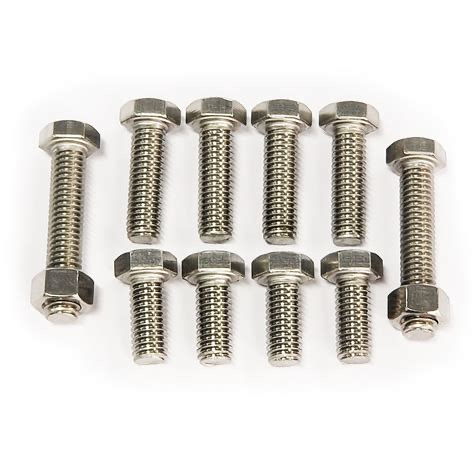 Pentair R070431 – Seal Plate Bolt & Nut Set (3/8”-16 x 1.75”) for WhisperFlo & IntelliFlo Pumps – Pack of 2